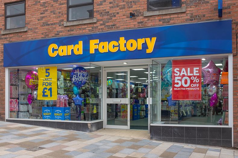 Card on sale factory shares