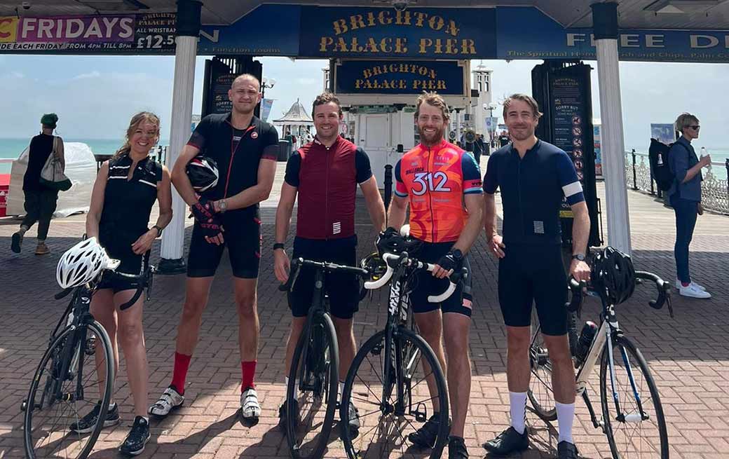 Pedal for Peace Industry friends join TAM Asset Management on cycle