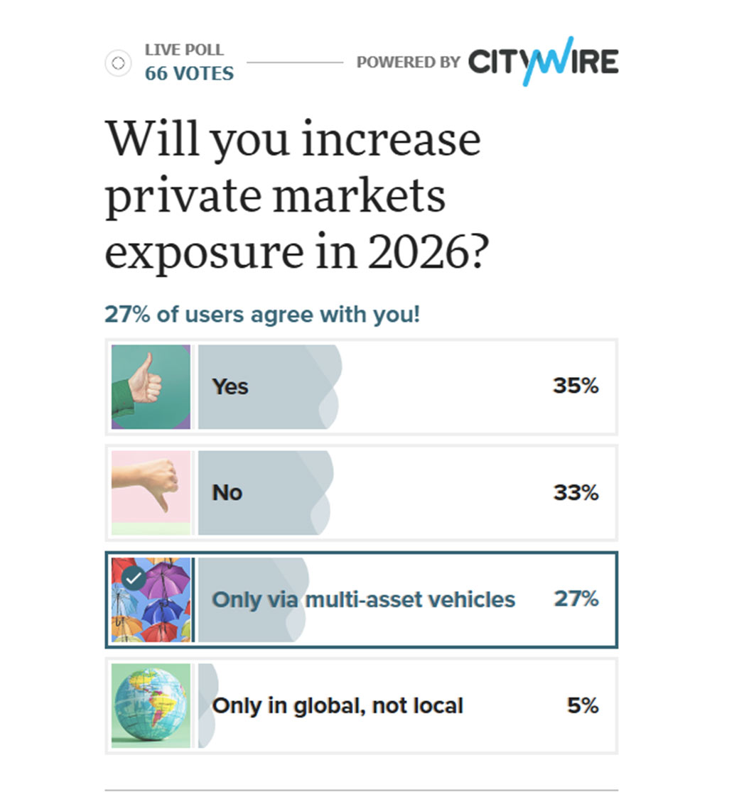 Poll results: What fund selectors think of private assets