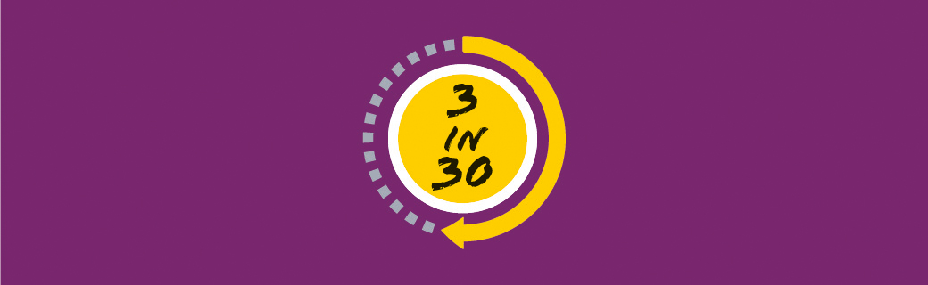 3 In 30 Seconds - Logo